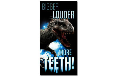 Jurassic World More Teeth Towel Jurassic World More Teeth Towel